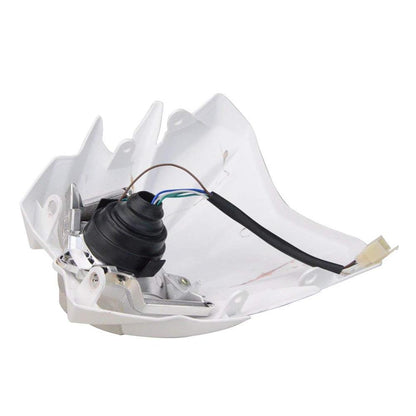 GOOFIT Motorcycle Dirt Bike Supermoto Universal Headlights Fairing Light Headlamp StreetFighter Replacement For KX125 KX250 KXF250 KXF450 KLX200 KLX25