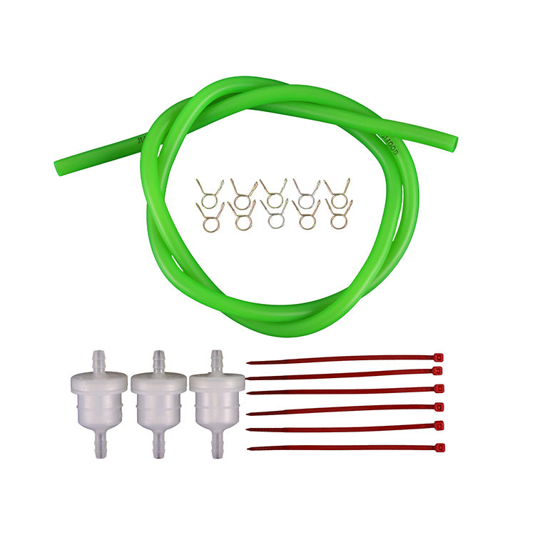 GOOFIT Moto Gas Fuel Filter Line Spring Clips Clamps Tube Hose Inner Dia Motorcycle Oil Gasoline Universal Dirt ATV Moped Scooters Pack Pocket