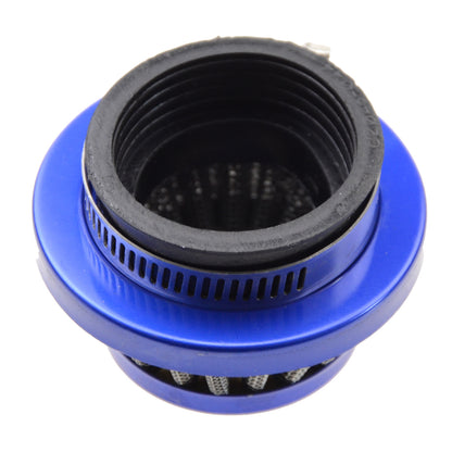 GOOFIT 44mm Blue Air Filter with Aluminum Base for 2 Stroke 47cc 49cc ATV Pocket Bike Mini Quad