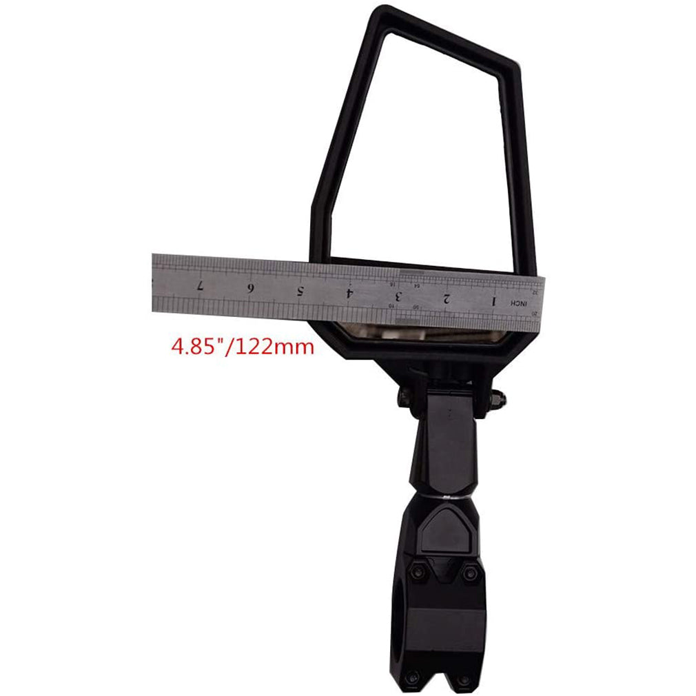 GOOFIT Rearview Mirror Motorcycle Handlebar 44mm 2 Pieces Replacement For UTV SxS RZR ATV Quad Bike Black