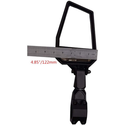 GOOFIT Rearview Mirror Motorcycle Handlebar 44mm 2 Pieces Replacement For UTV SxS RZR ATV Quad Bike Black