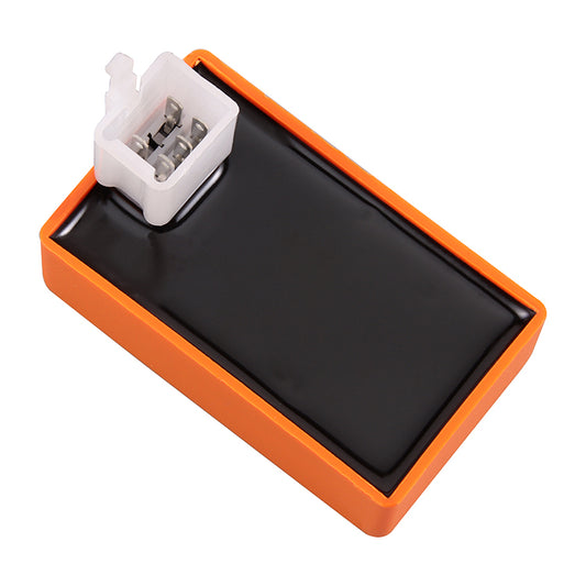 GOOFIT 5 Pin Ac Modified Orange CDI Replacement For 50cc 125cc Horizontal Engine Off-Road Vehicle Trolley ATV