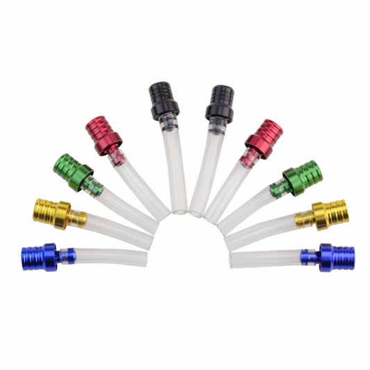 GOOFIT 10p/set 5 color moto Gas Fuel Petrol Tank Valve Vent Breather Hose Tube Replacement For ATV PIT Dirt Bike Pipe Motorcycle (Mulit)