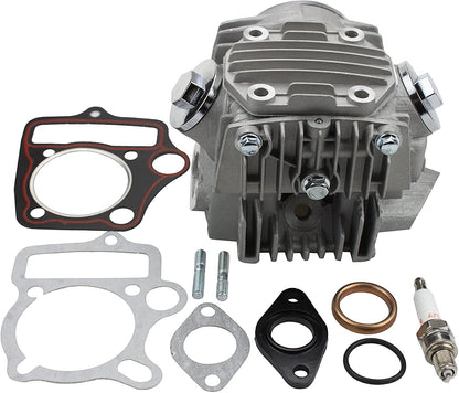 GOOFIT Completed Cylinder Head Replacement for 4 Stroke 110cc Motorcycle Engine ATV Go Kart Dirt Bike