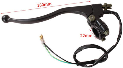 GOOFIT 7/8'' Clutch Lever with Cable Replacement for 150cc 200cc 250cc Chinese Dirt Pit Bike