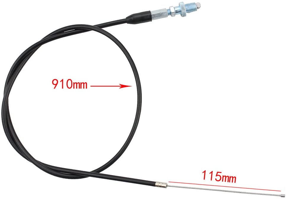 GOOFIT 35.83" Motorcycle Throttle Cable Replacement For 50cc 70cc 90cc 110cc 125cc China Moped Scooter Chinese Scooter ATV Quad Go Kart Moped