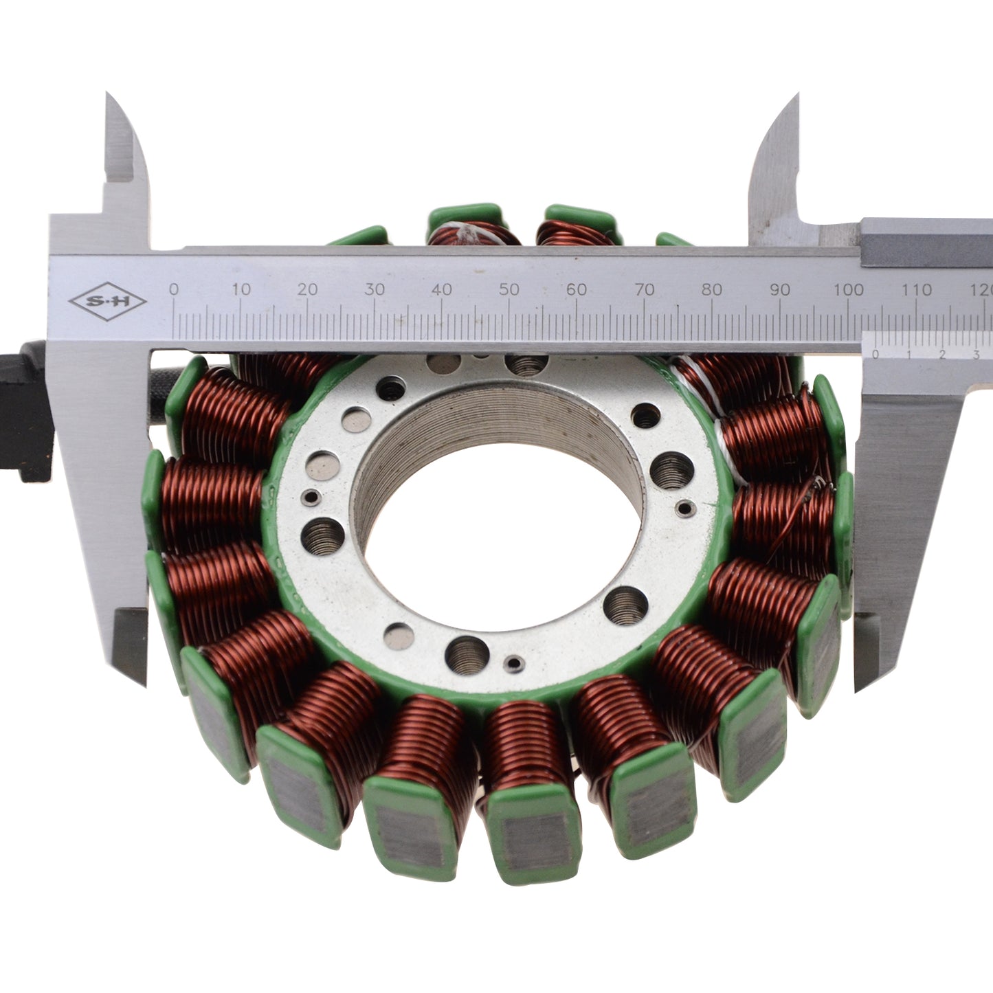 GOOFIT 18 Coil 3 Wire Magneto Stator Coil Ignition Generator Replacement For ER650 ER6N ER6F EX650 Ninja 650 2006-2011