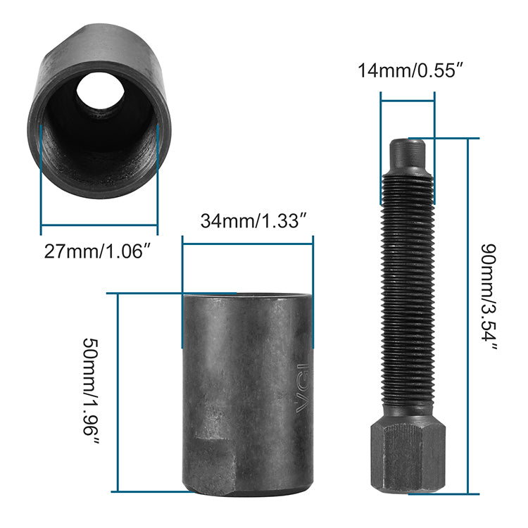 GOOFIT 28mm Flywheel Puller Magneto Puller Repair Tools For 4-stroke 70cc 90cc ATV Scooter Motorcycle