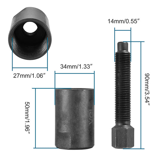 GOOFIT 28mm Flywheel Puller Magneto Puller Repair Tools For 4-stroke 70cc 90cc ATV Scooter Motorcycle