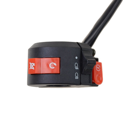 GOOFIT 7/8" 22mm Handlebar 3 Function Right Start Switch Replacement for 50cc 70cc 90cc 110cc 125cc ATV Quad Pit Bike Buggy Go Kart