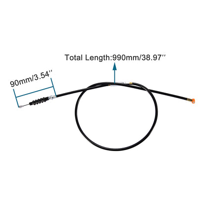 GOOFIT 38.98" Motorcycle Clutch Cable with Adjuster Replacement for 50cc 70cc 90cc 110cc 125cc Dirt Bike China Moped Scooter Chinese Scooter ATV Quad