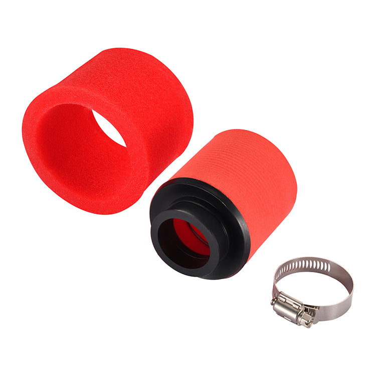 GOOFIT 39mm Air Filter Replacement For 4 Stroke 50cc 70cc 90cc 110cc 125cc 150cc 200cc ATV Quad Go Kart Dirt Bike XR50 CRF50 Red