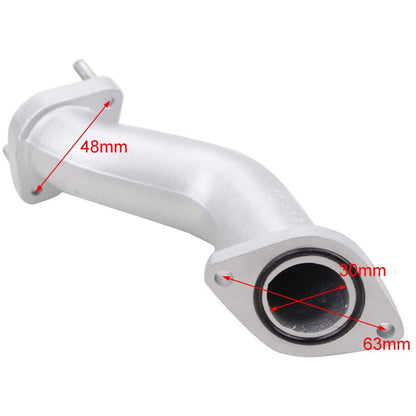 GOOFIT 30mm S-shaped Intake Manifold Pipe Replacement For CG 250cc ATV Dirt Bike Go Kart