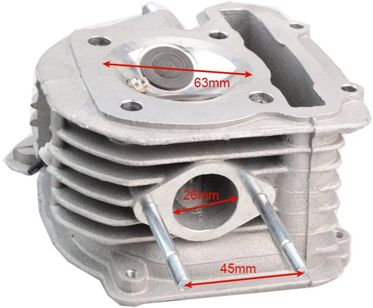 GOOFIT 63mm Cylinder Heads Camshaft Accessories Rocker Arm Chain Replacement for GY6 150cc 180cc 200cc 250cc ATV Off-Road Motor Go Kart Moped Motorcyc