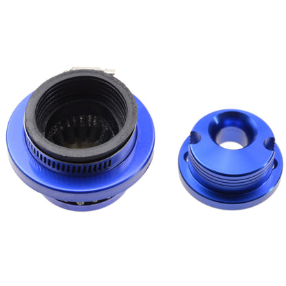 GOOFIT 44mm Blue Air Filter with Aluminum Base for 2 Stroke 47cc 49cc ATV Pocket Bike Mini Quad