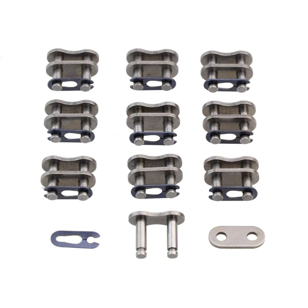 GOOFIT 10PCS 428H Chain Master Connecting Link 428H thickened Atv MotocrossHeavy Chain Pack