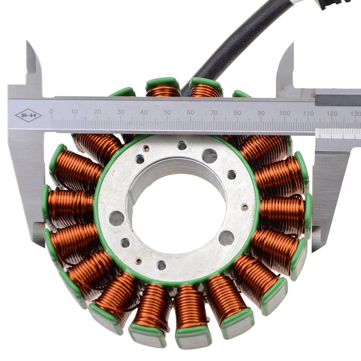 GOOFIT 18 Coil 3 Wire Magneto Stator Coil Ignition Generator Replacement For  YZF R1 2002-2003