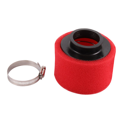 GOOFIT 48mm Sponge Foam Air Filter For GY6 50cc Motorcycle Scooter Bike Dirt Pit ATV Red