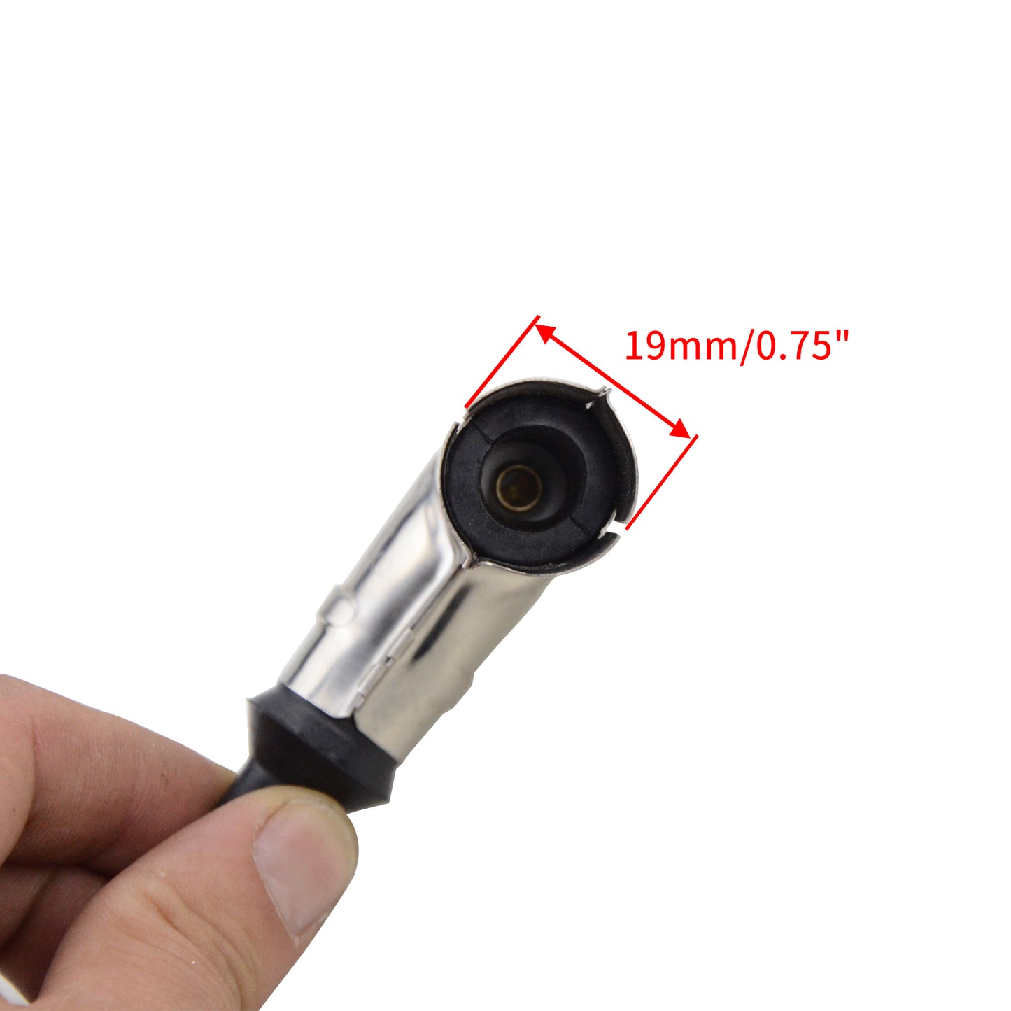 GOOFIT 90 Degree Ignition Coil Elbow with Shield Replacement For ATV Go Kart Dirt Bike