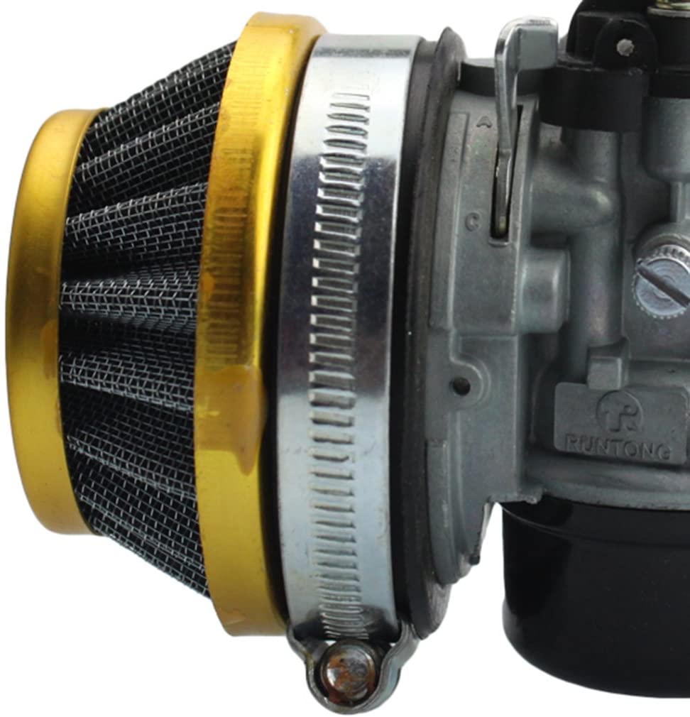GOOFIT Carburetor with Air Filter for 2 Stroke 37cc 39cc Water-cooled MTA4 Pocket Bike