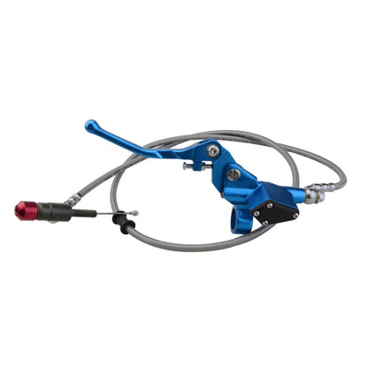GOOFIT 1200mm Hydraulic Clutch Lever Master Cylinder Fluid Reservoir Lever for 125cc - 250cc Vertical Engine Off Road Motorcycle Pit Dirt Bike Motocro
