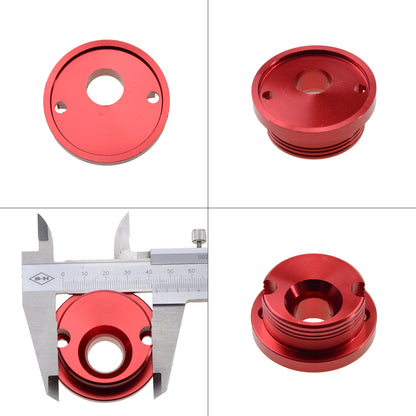 GOOFIT 44mm Red Air Filter with Aluminum Base for 2 Stroke 47cc 49cc ATV Pocket Bike Mini Quad
