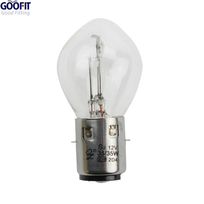 GOOFIT Motorcycle Automotive Headlight Bulbs 12V 35W Replacement For Scooter