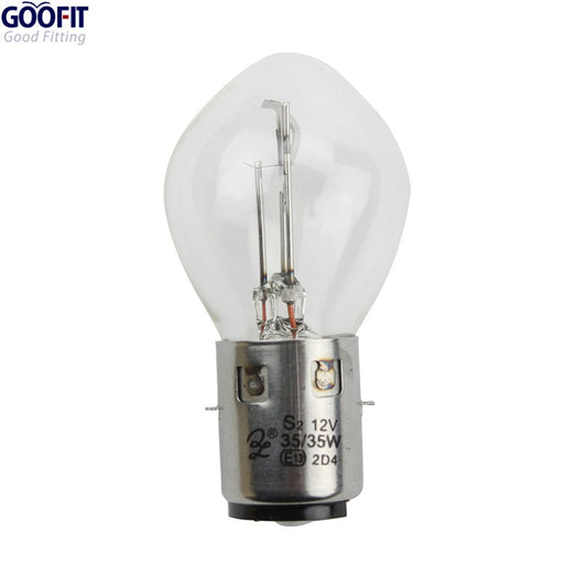 GOOFIT Motorcycle Automotive Headlight Bulbs 12V 35W Replacement For Scooter