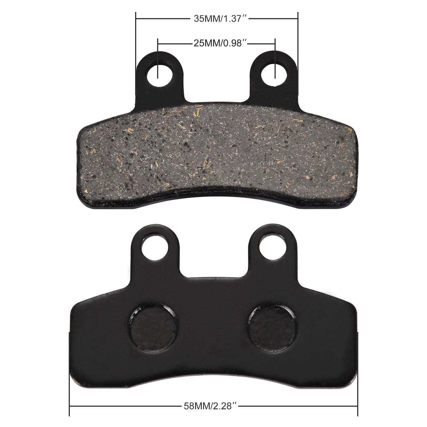 GOOFIT Disc Brake Pad Shoe Set Replacement For 110cc 125cc Taotao Roketa Dirt Bike Pit Bike