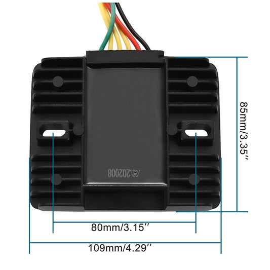 GOOFIT Voltage Regulator Rectifier Replacement For 250cc 260cc Helix CN250 Linhai VOG Roketa Jonway