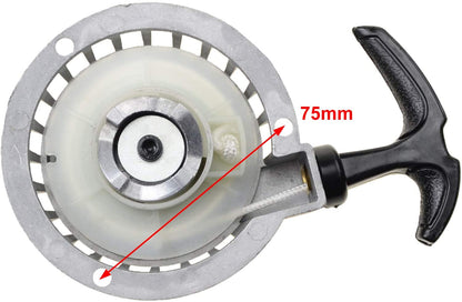 GOOFIT Pull Recoil Kick starter Replacement for 40-6 Pocket Pit Bike Silver