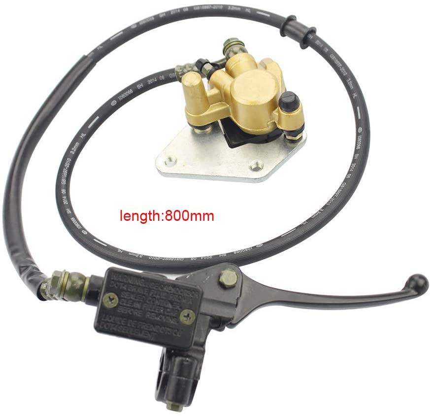 GOOFIT 800mm Front Disc Brake Master Cylinder Assembly for 50cc 70cc 90cc 110cc 125cc ATV Dirt Bike