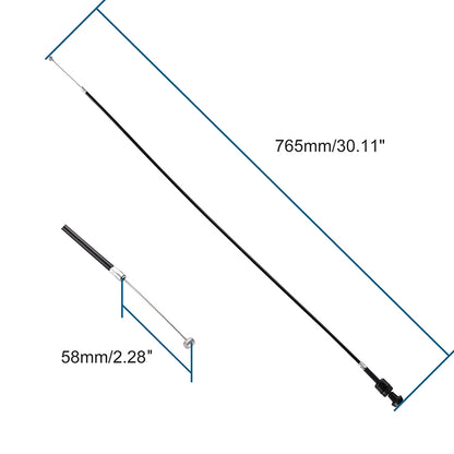 GOOFIT 30.12" Motorcycle Throttle Cable Replacement For 125cc 150cc 200cc 250cc Water cooled Chinese ATV Four Wheeler Quad Bikes Dune Buggy China Mope