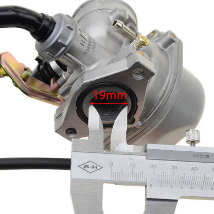 GOOFIT 19mm Carburetor With Oil Filter Gaskets Replacement For 90cc 110cc 125cc ATV Dirt Bike Go Kart
