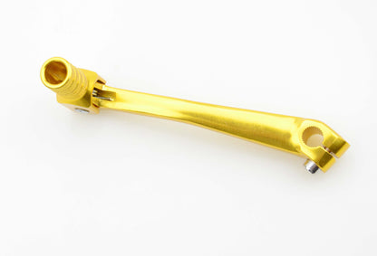 GOOFIT YELLOW Motorcycle CNC Aluminum Folding Gear Shift Lever Fit 110cc Gear Lever Replacement For Most of Motorcycle ATV Dirt Pit Bikes Parts Shifte