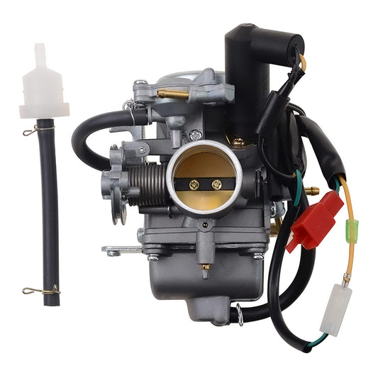 GOOFIT Carburetor Replacement For Helix CN250 Elite CH125 CH150 Hammerhead Jonyer Carter Brother Baja Roketa 250ccTouring Scooter Go Kart