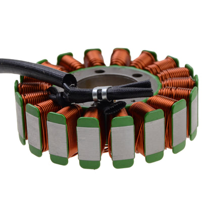 GOOFIT 18 Coil 3 Wire Magneto Stator Coil Ignition Generator Replacement For GSXR400 2006-2010