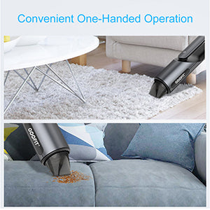 GOOFIT 2600mAh Rechargeable Handheld Vacuum Cleaner Cordless Powerful Suction Portable Car Vacuum Cleaner Handheld Vacuums Light