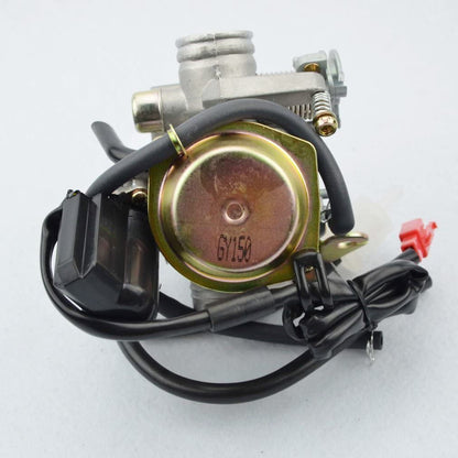 GOOFIT PD24J 24mm Carburetor with Intake Manifold Pipe Replacement For GY6 125cc 150cc ATV Scooter