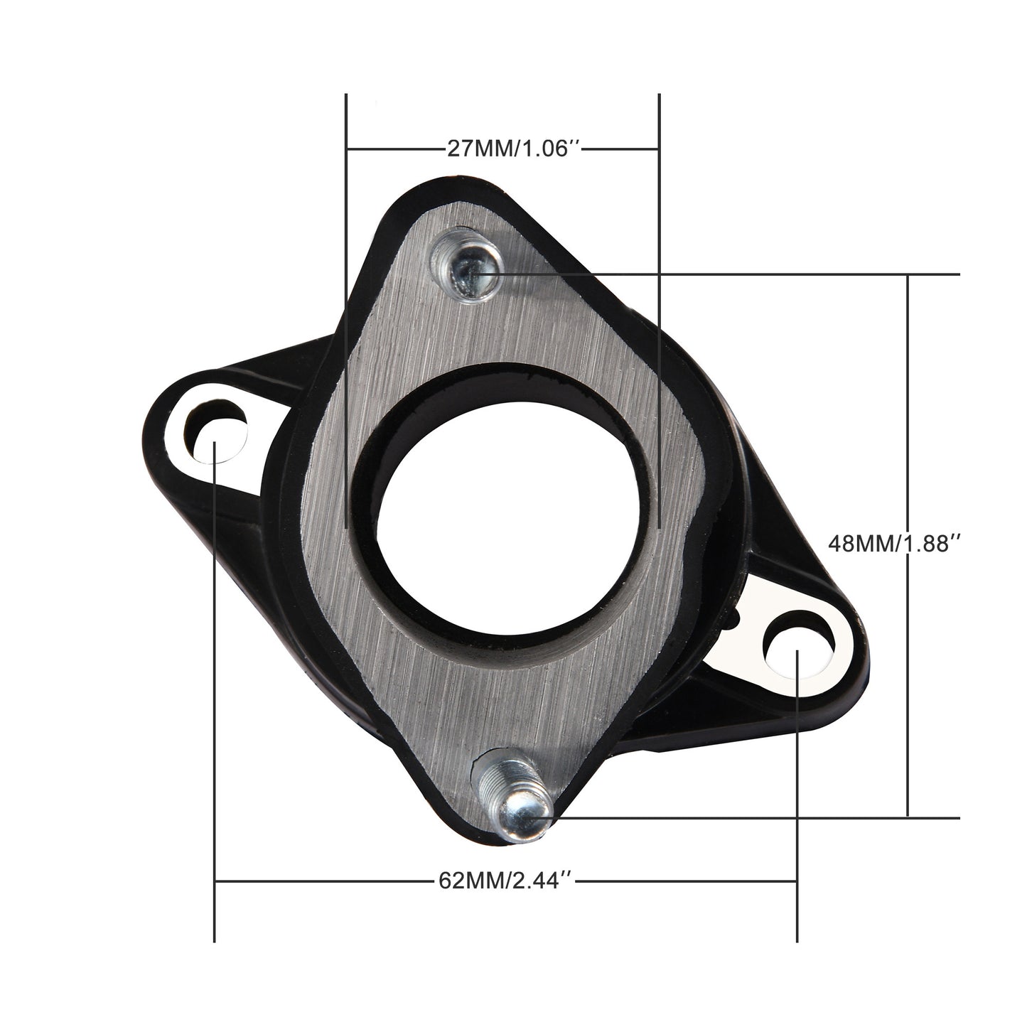 GOOFIT 27mm Bent Intake Manifold Pipe Replacement For 125cc 150cc 200cc Vertical Engine ATV Dirt Bike Go Kart
