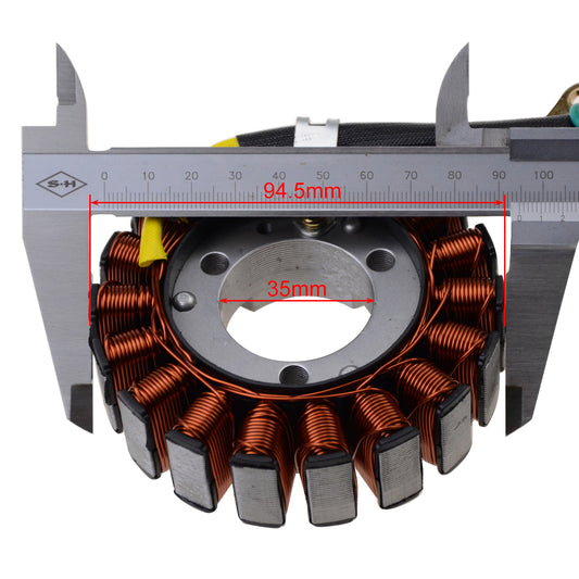GOOFIT 18 pole Magneto Stator Coil Ignition Generator Replacement For GT250 GV250 GTR2509 2009-2018