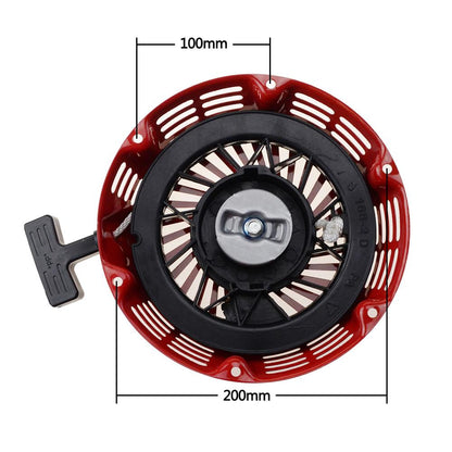 GOOFIT Aluminum Pull Starter Motorcycle 1 Piece For 188F GX390 5KW Motor Pit Bike ATV Quad Moped Scooter Bicycle Red