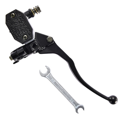 GOOFIT 22mm Right Front Brake Master Cylinder Lever Black Replacement For GS125 GN125 GN250 GS250