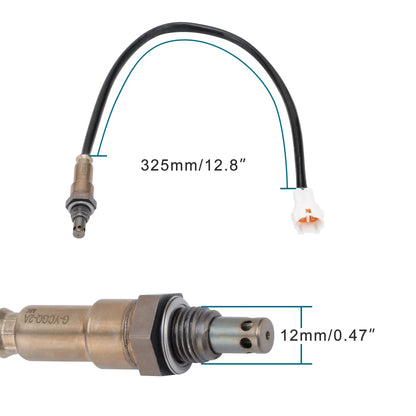 GOOFIT 2 Pin Oxygen Sensor Replacement for GY6 Engine 169cc 170cc EFI Jonway GTX 250 EFI 200