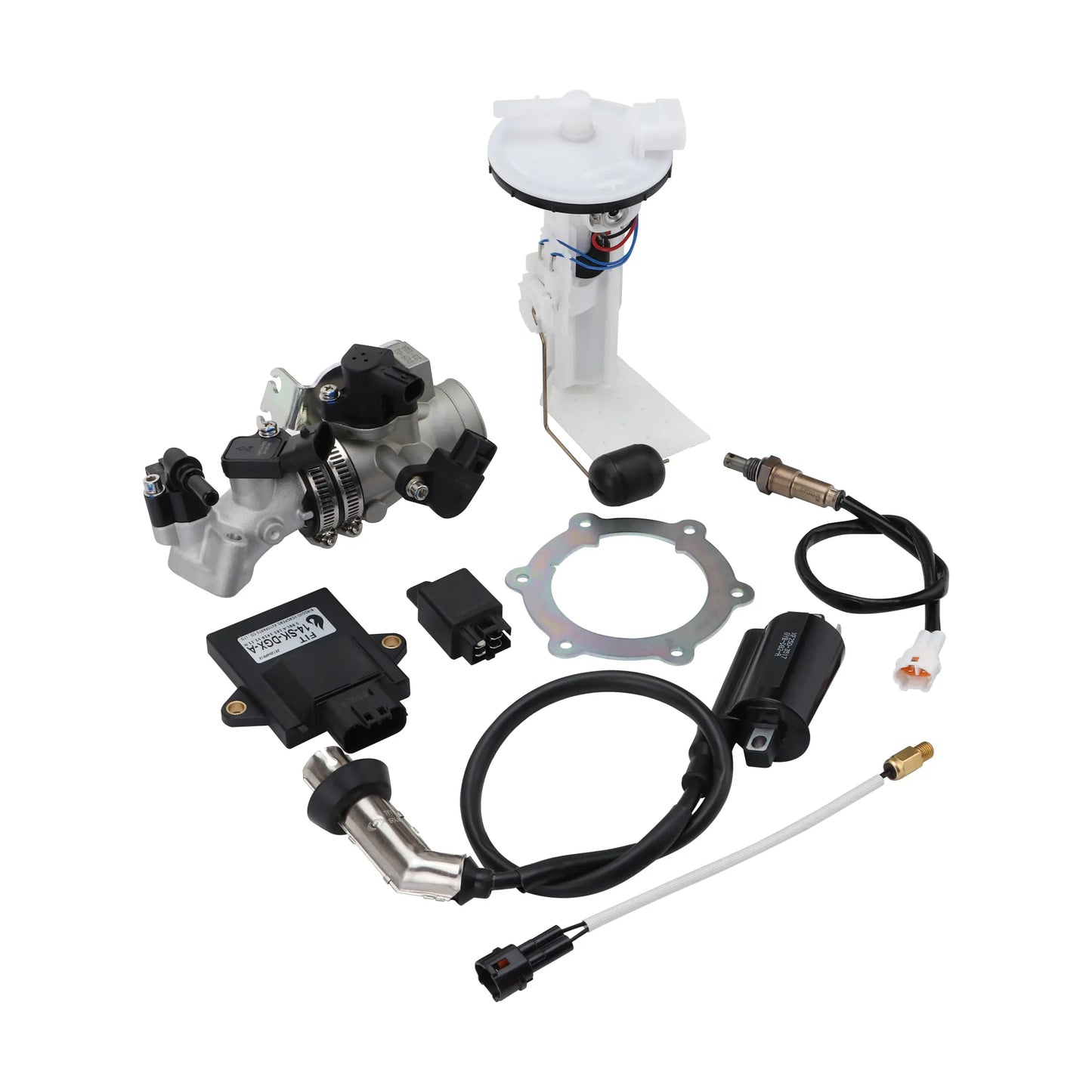 GOOFIT Motorcycle Fuel EFI System Kits Replacement for GY6 Engine 169cc 170cc Jonway GTX 250 EFI 200