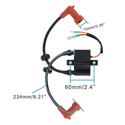 GOOFIT Outboard Ignition Coil Replacement For 4 Stroke Outboard Engine F9.9 13.5 15 25 40 HP 6F5-85570-00 6F5-85570-10 6F5-85570-11 6F5-85570-12 6F5-85570-13
