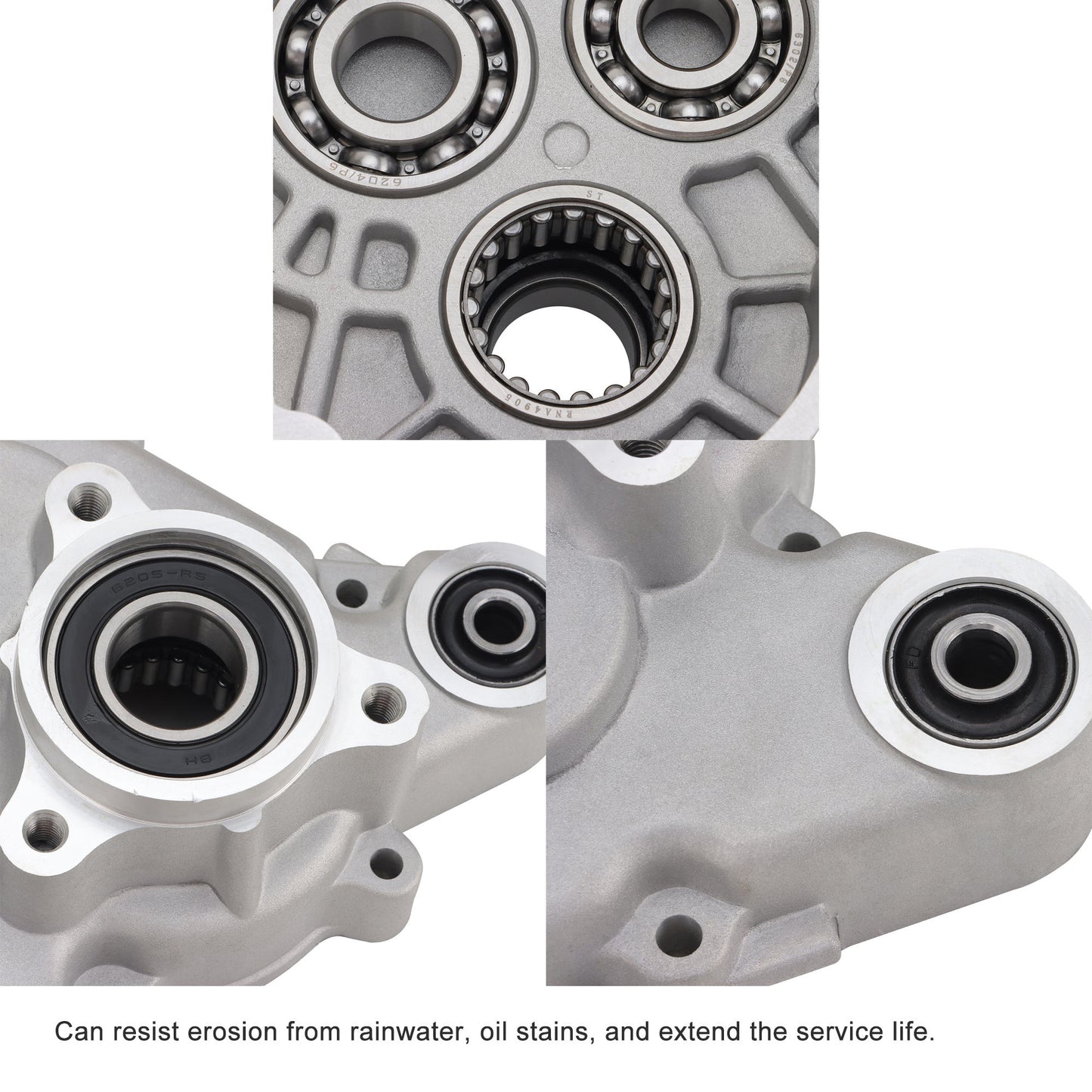 GOOFIT Motorcycle Crankcase Cover with matching gasket Replacement for GY6 Scooter