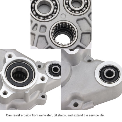 GOOFIT Motorcycle Crankcase Cover with matching gasket Replacement for GY6 Scooter