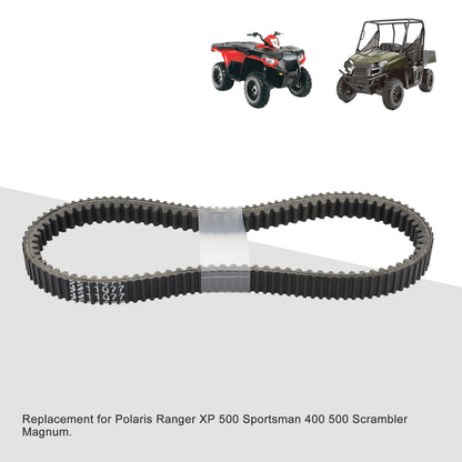 GOOFIT Motorcycle Drive Belt Replacement for Polaris Ranger XP 500 Sportsman 400 500 Scrambler Magnum