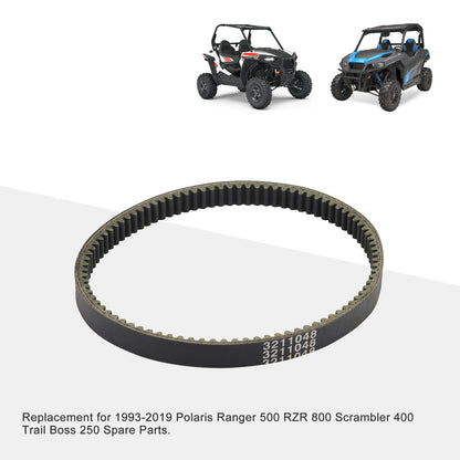 GOOFIT Motorcycle Drive Belt Replacement for 1993-2019 Polaris Ranger 500 RZR 800 Scrambler 400 Trail Boss 250 Spare Parts